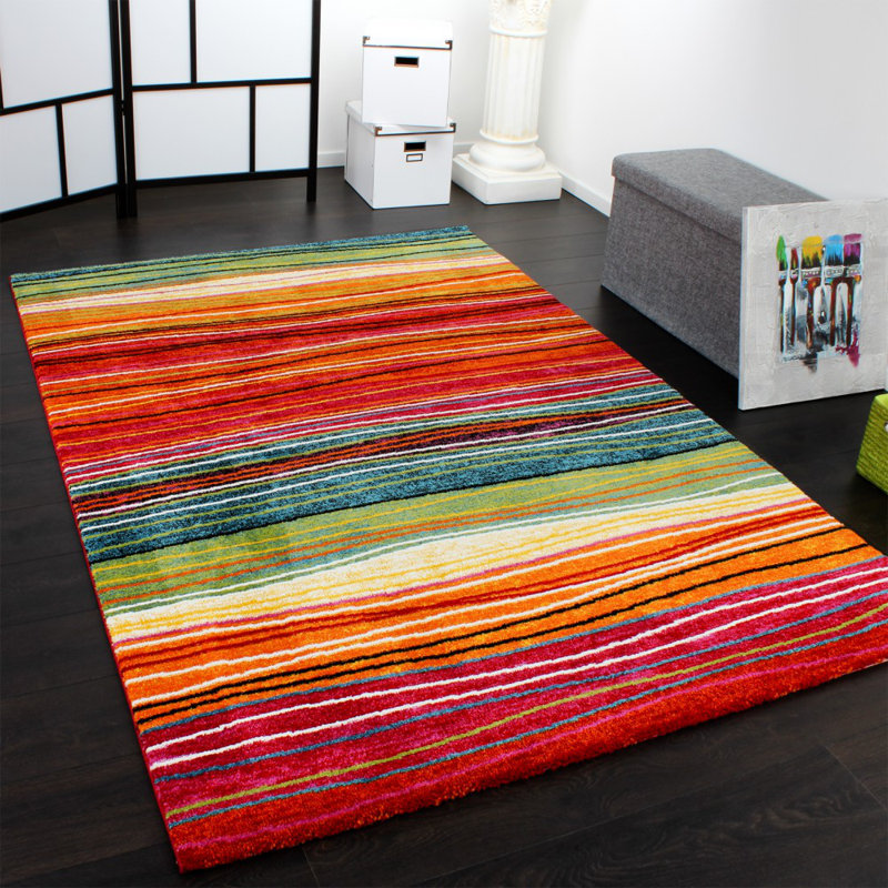 Zipcode Design Zariyah Red/Blue/Green Rug & Reviews Wayfair.co.uk